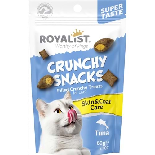 Royalıst Crunchy Snacks Tuna/Skin &Coat Care 60 Gr